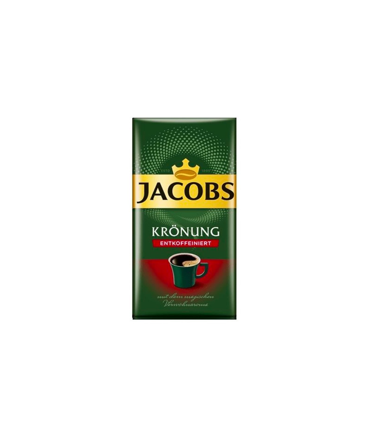 Café moulu Krönung décaféiné Jacobs 500g