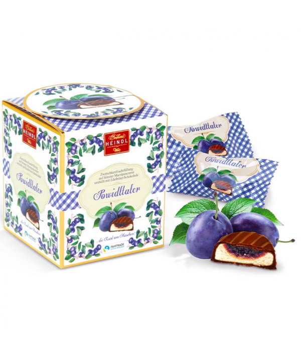 Pralinés aux prunes & au chocolat noir Heindl