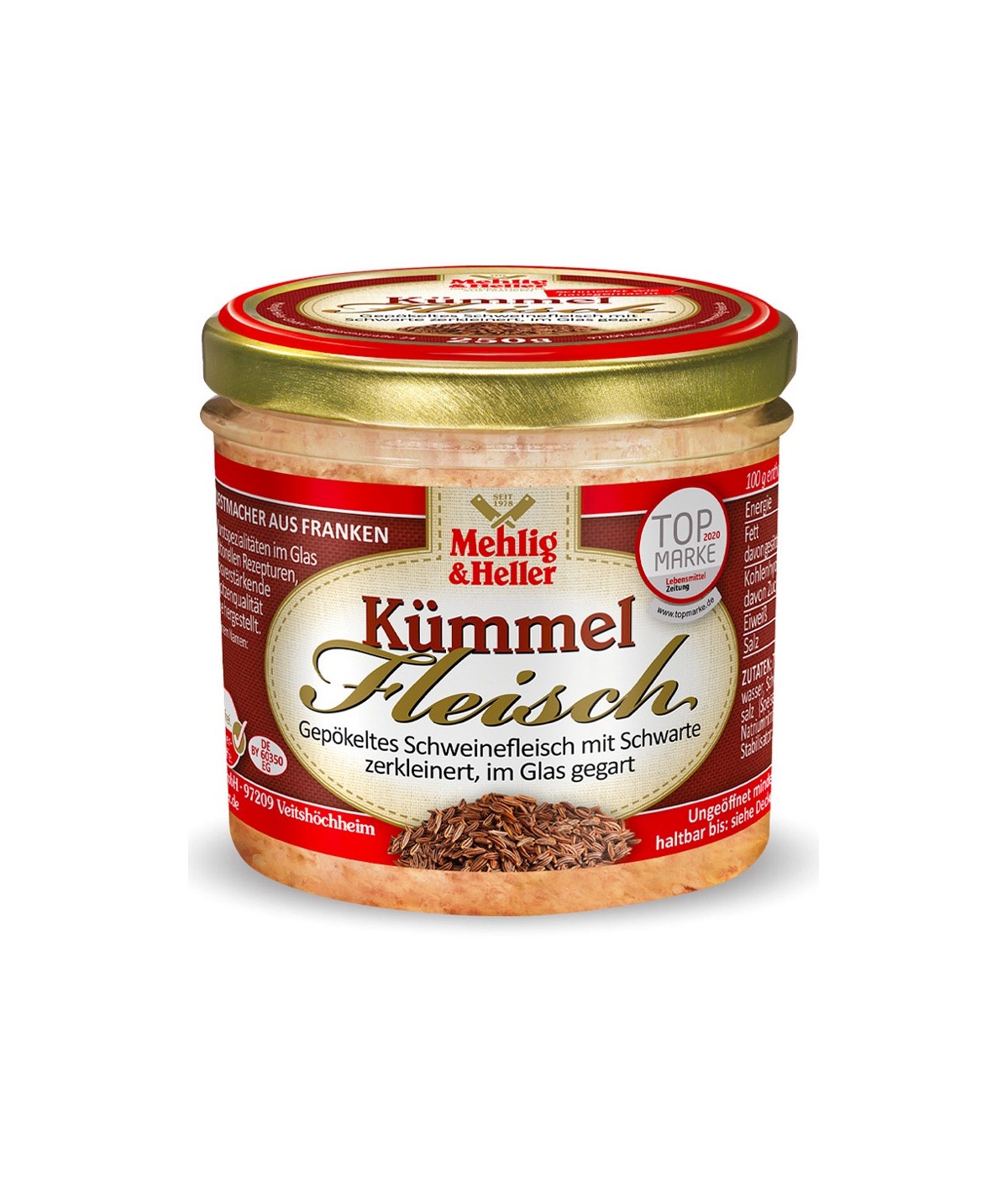 Terrine au cumin Mehlig & Heller 250g