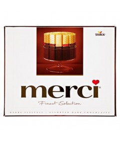 Finest Selection chocolat noir Merci 250g